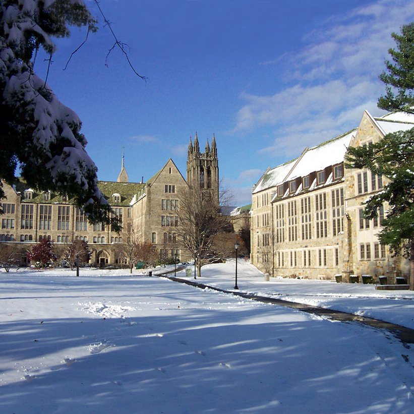 Gasson Hall in Spring