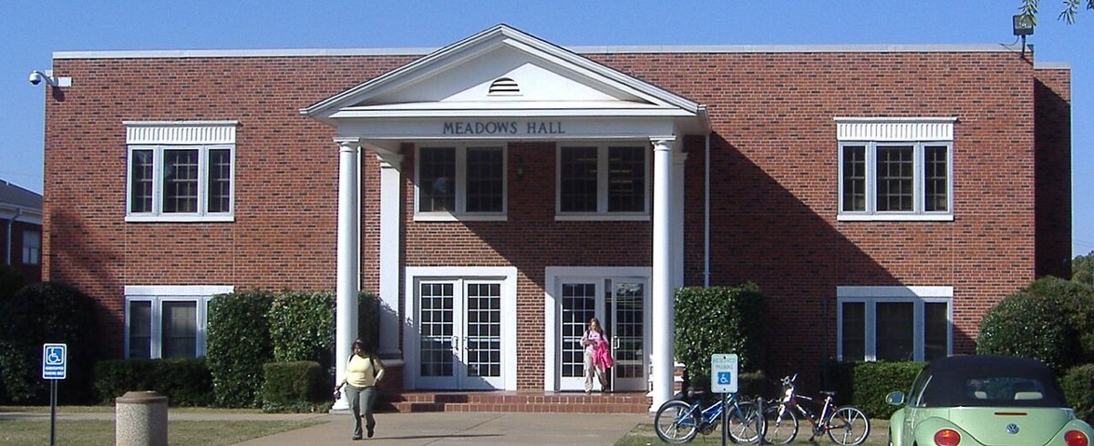 Meadows Hall front with parking space - 2