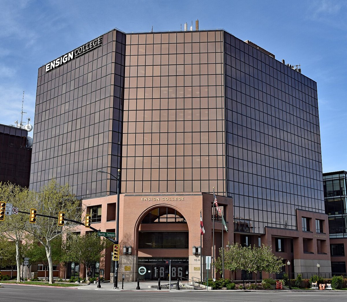 Enos Wall Mansion, front - Salt Lake City, Utah - 27 April