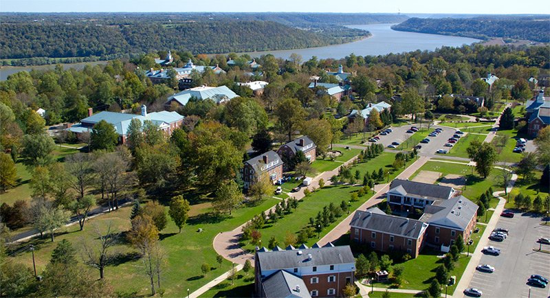 Hendricks Hall - Aerial photograph