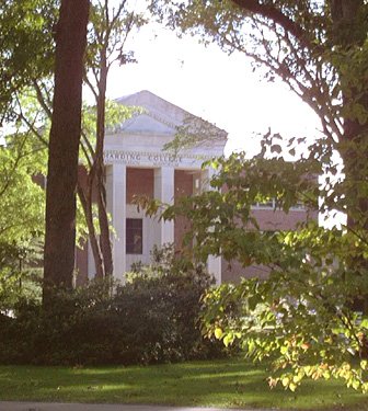 Arch at entry of Harding College