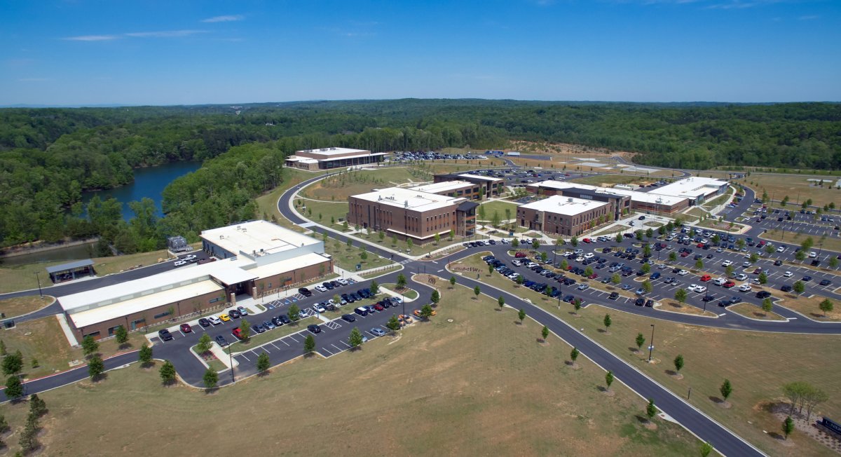 Lanier Technical College Hall Campus Aerials
