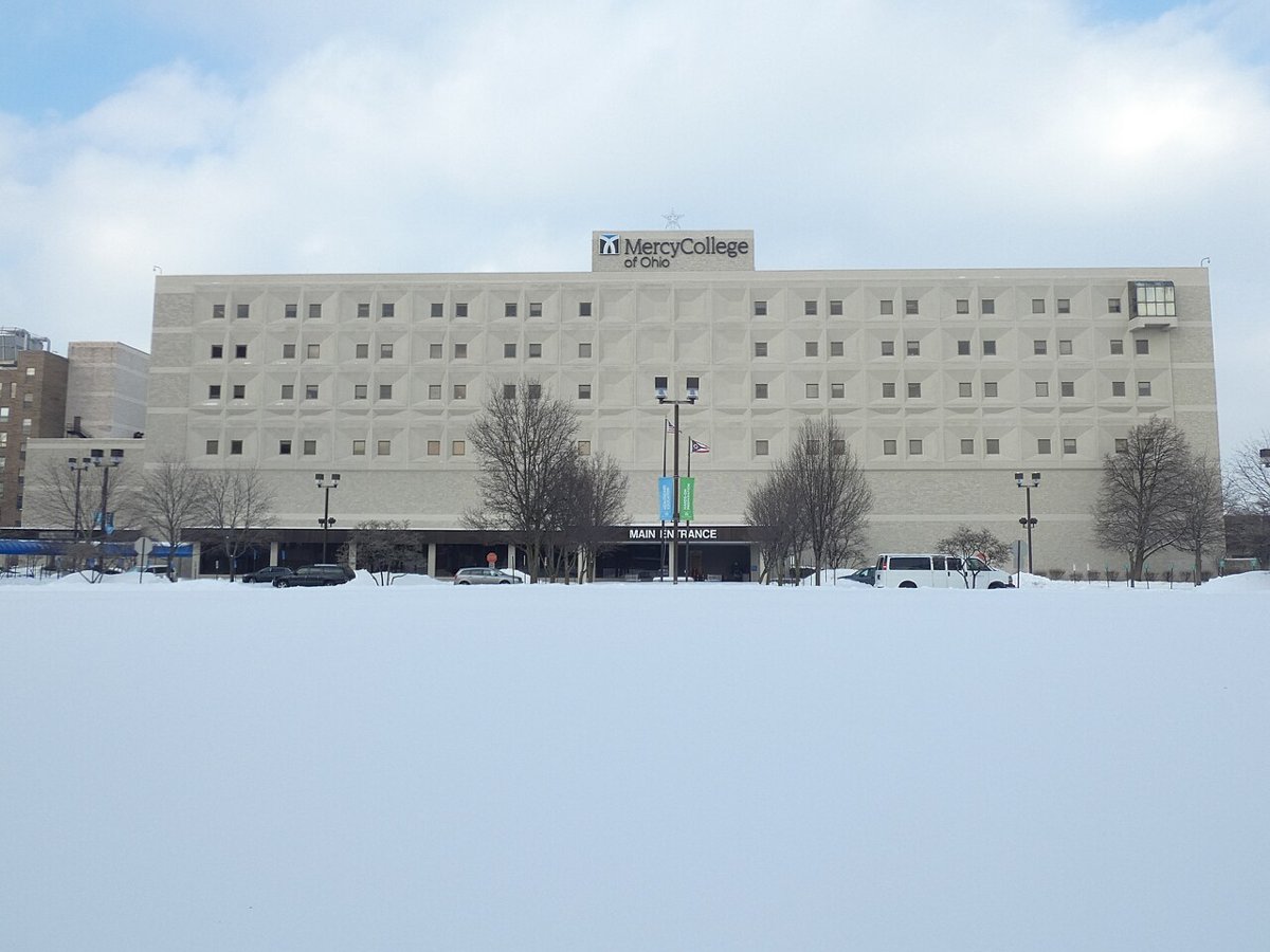 Mercy College of Ohio, Front View, February