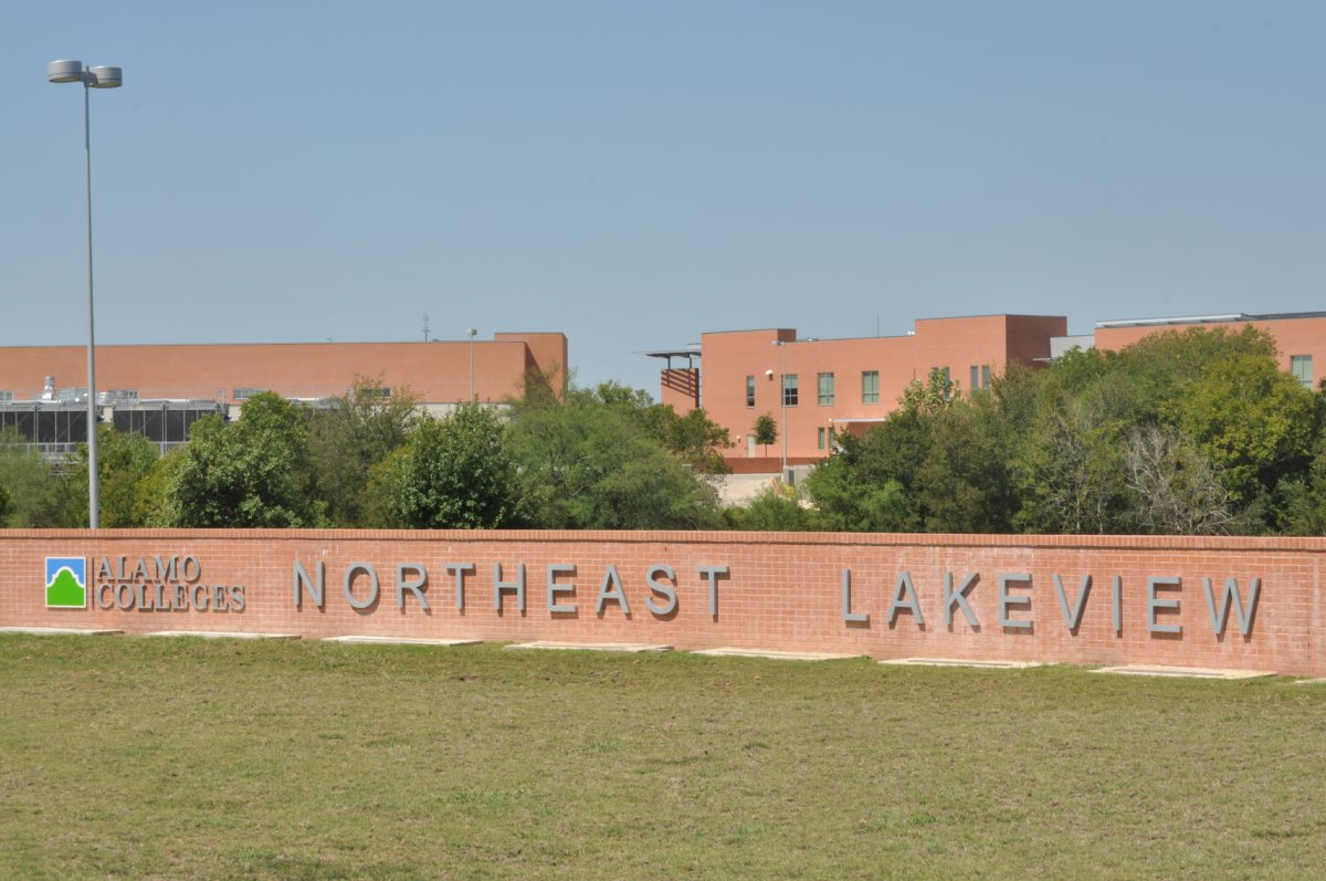 Northeast Lakeview College sign