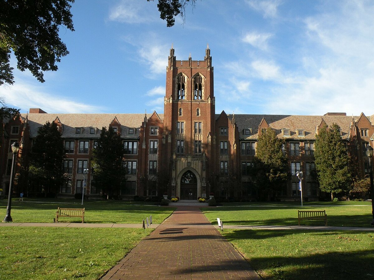 Notre Dame College Administration Building from Quinlivan Circle