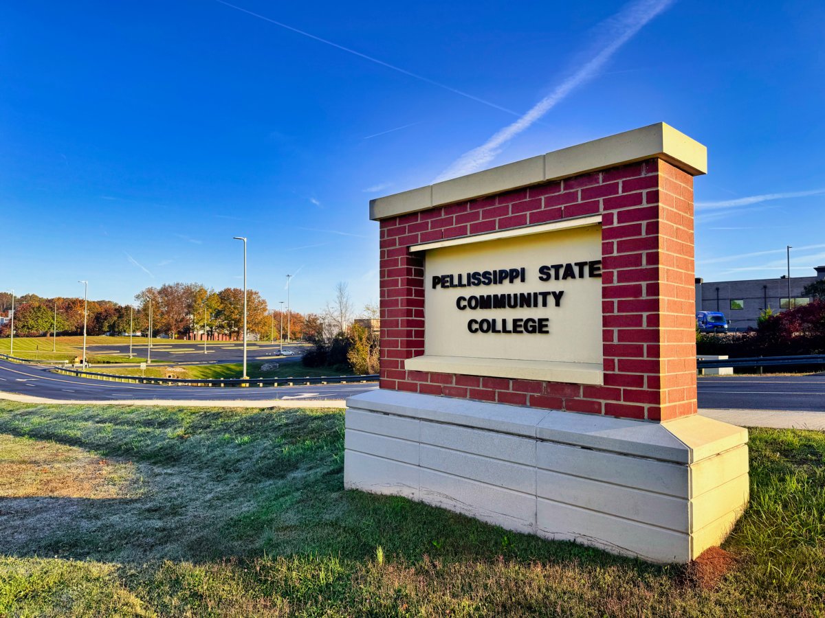 Pellissippi State Community College campus sign in west Knox County, Tennessee 02