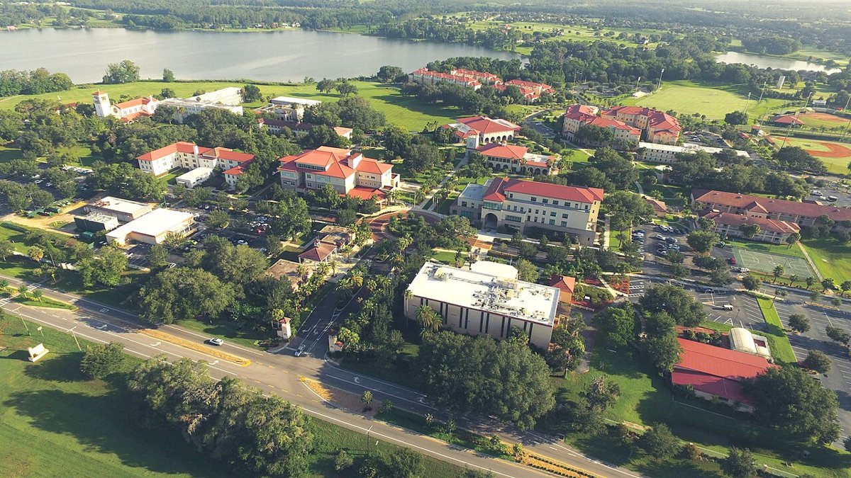 Saint Leo Abbey Church seen from Saint Leo University