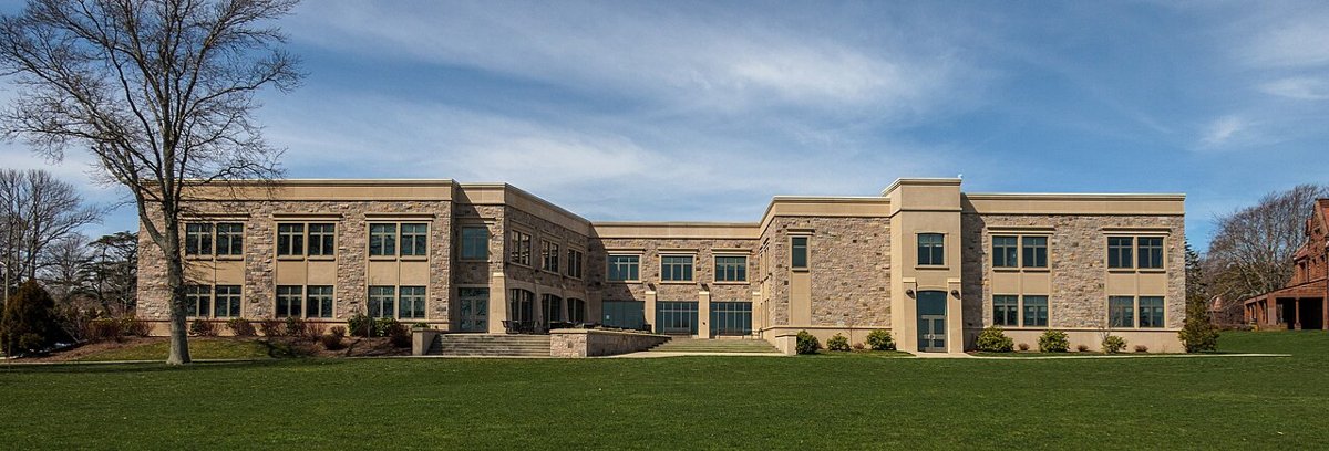 O'Hare Academic Center, Salve Regina University, east facade