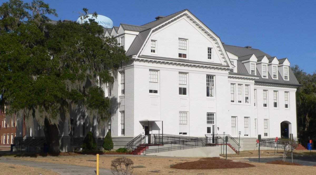 Hill Hall (Savannah State U) from SW 1