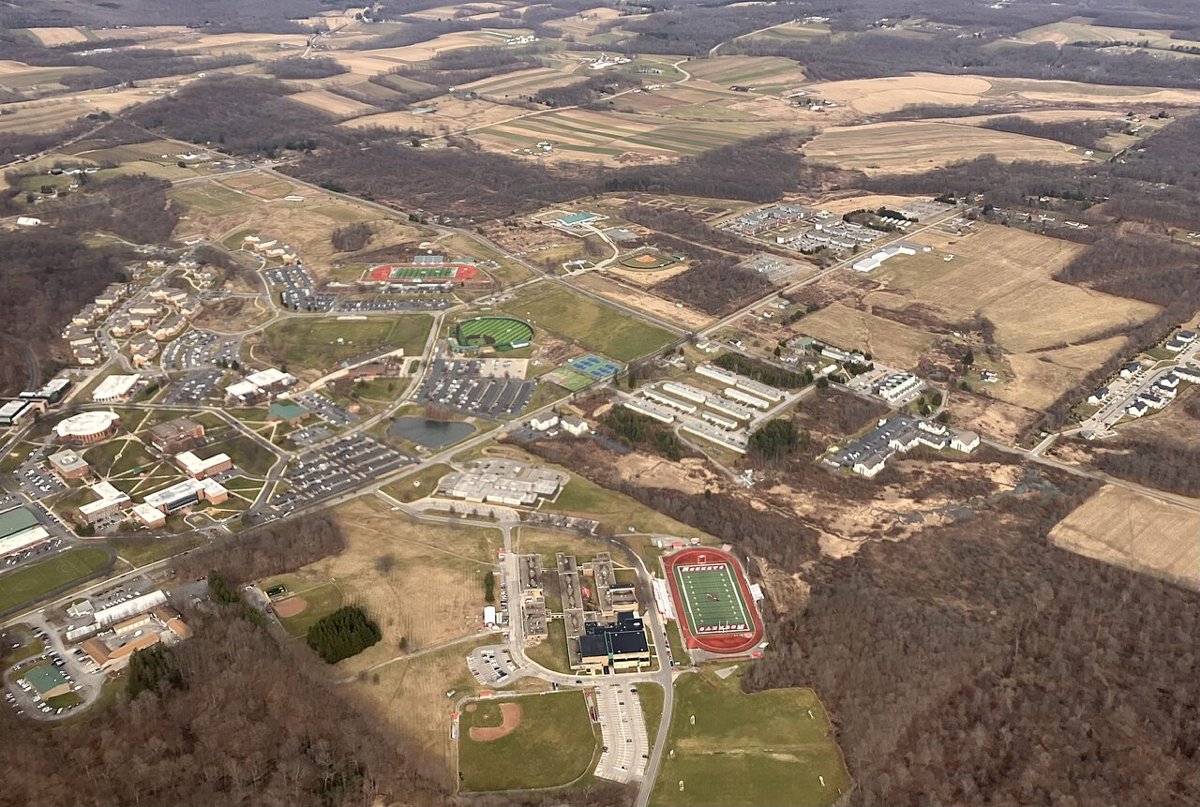 Slippery Rock University aerial