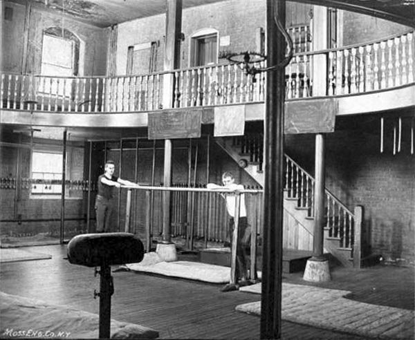 Aerial view of Springfield College, Springfield, Mass