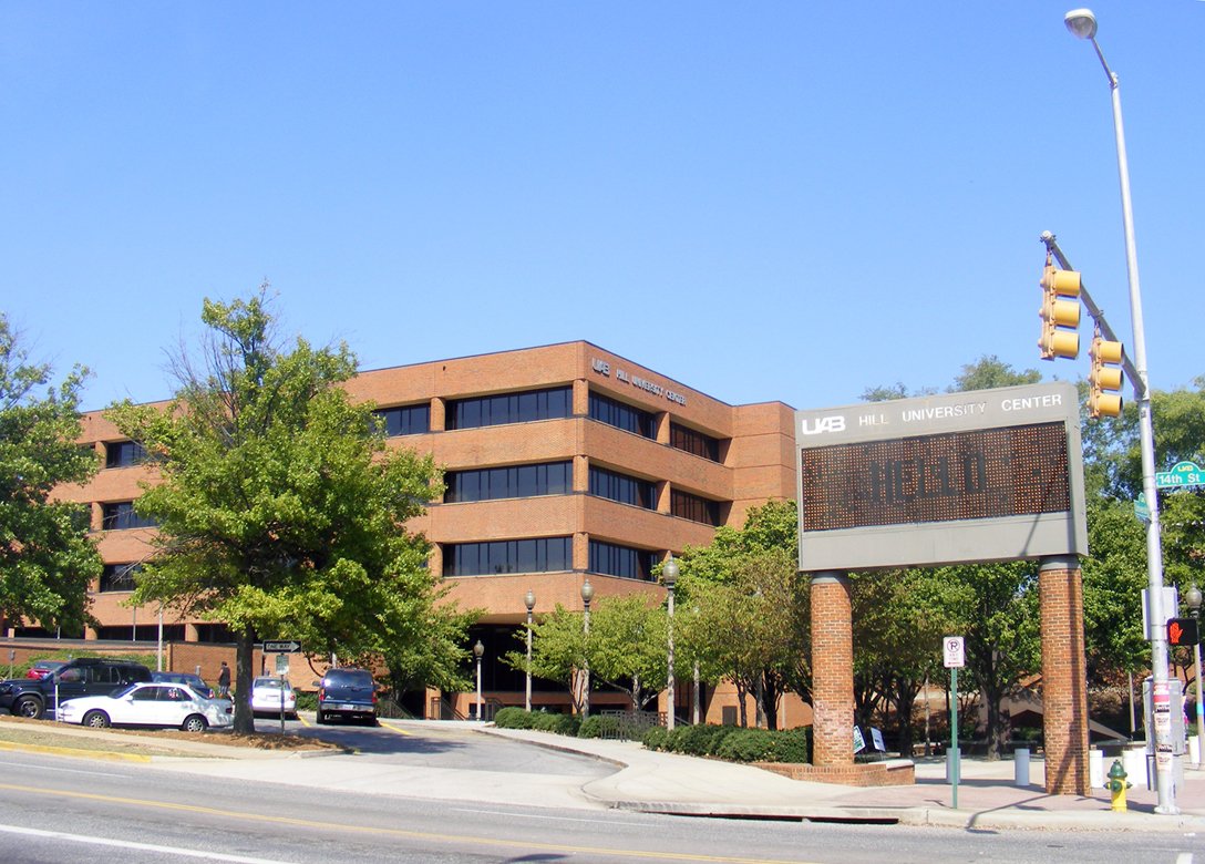 University of Alabama at Birmingham Campus from Vulcan