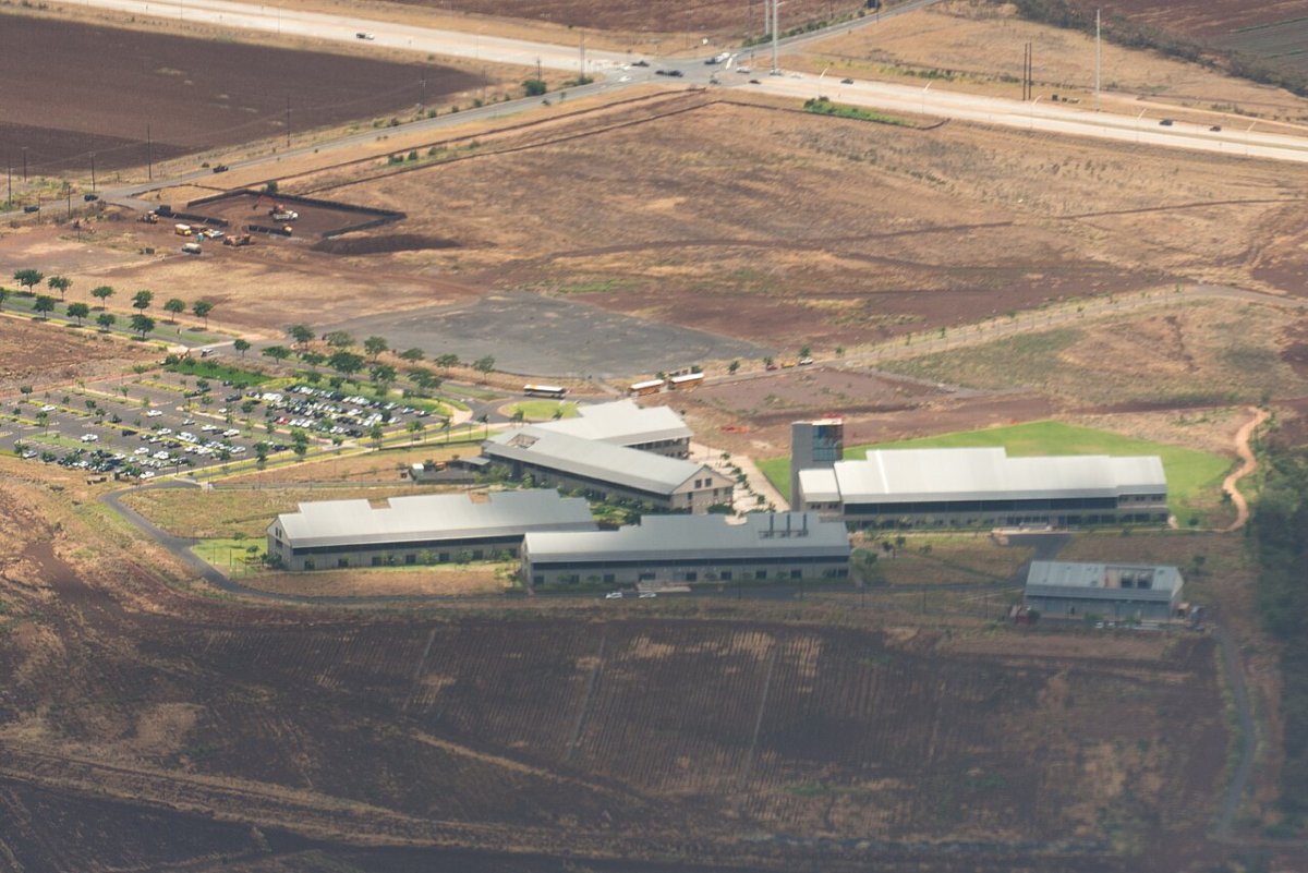 Aerial view of University of Hawaii - West Oahu