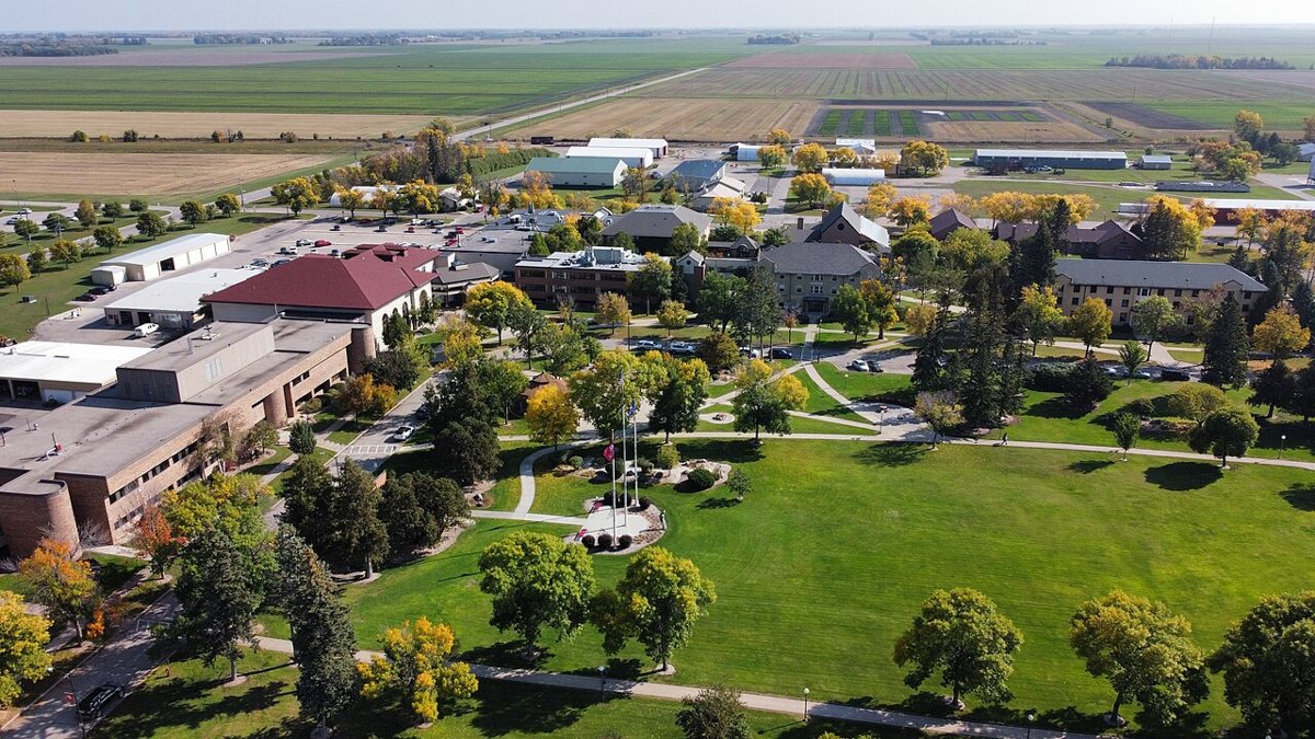 University of Minnesota Crookston, aerial view