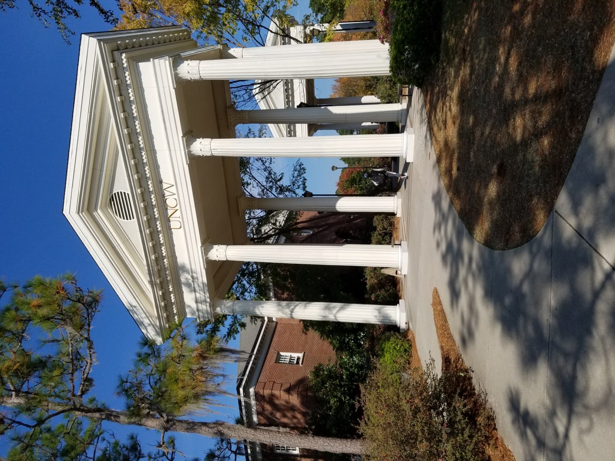 Panorama at the University of North Carolina Wilmington Main Campus