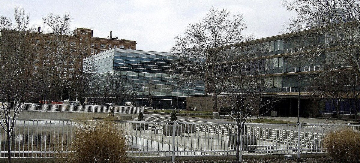 I-94 M-10 Wayne State University Aerial