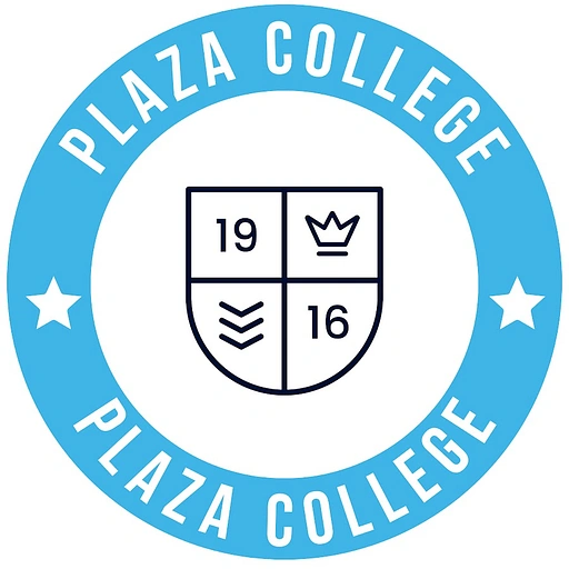 Plaza College logo