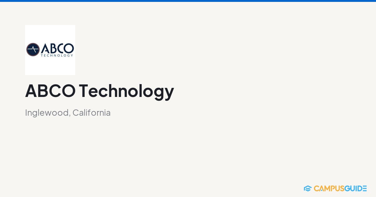 ABCO Technology: 121 Students | CampusGuide