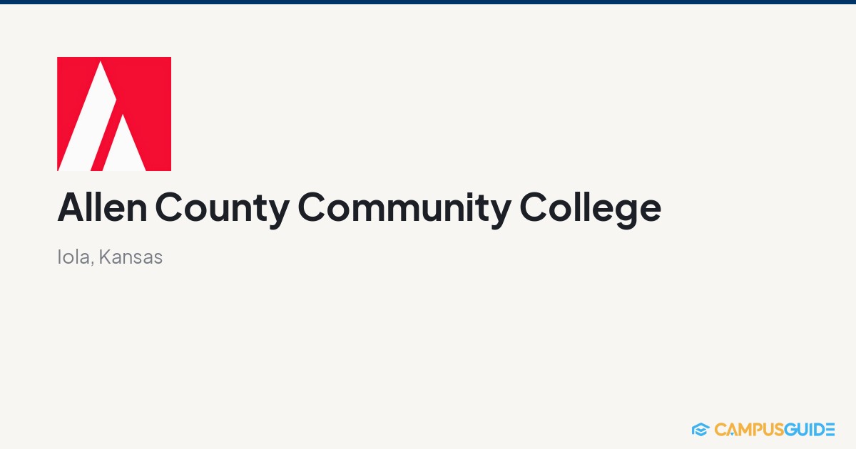 Allen County Community College: $3,920 Tuition | CampusGuide