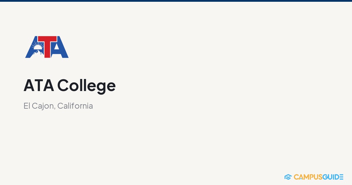 ATA College: 106 Students | CampusGuide