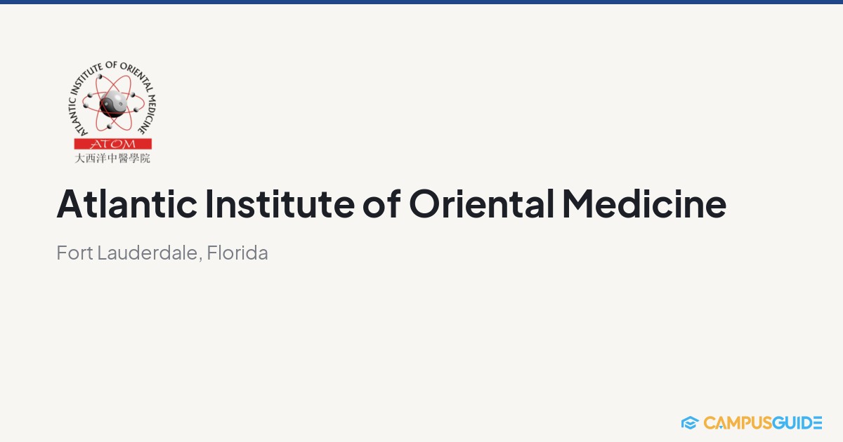 Atlantic Institute of Oriental Medicine 74 Students