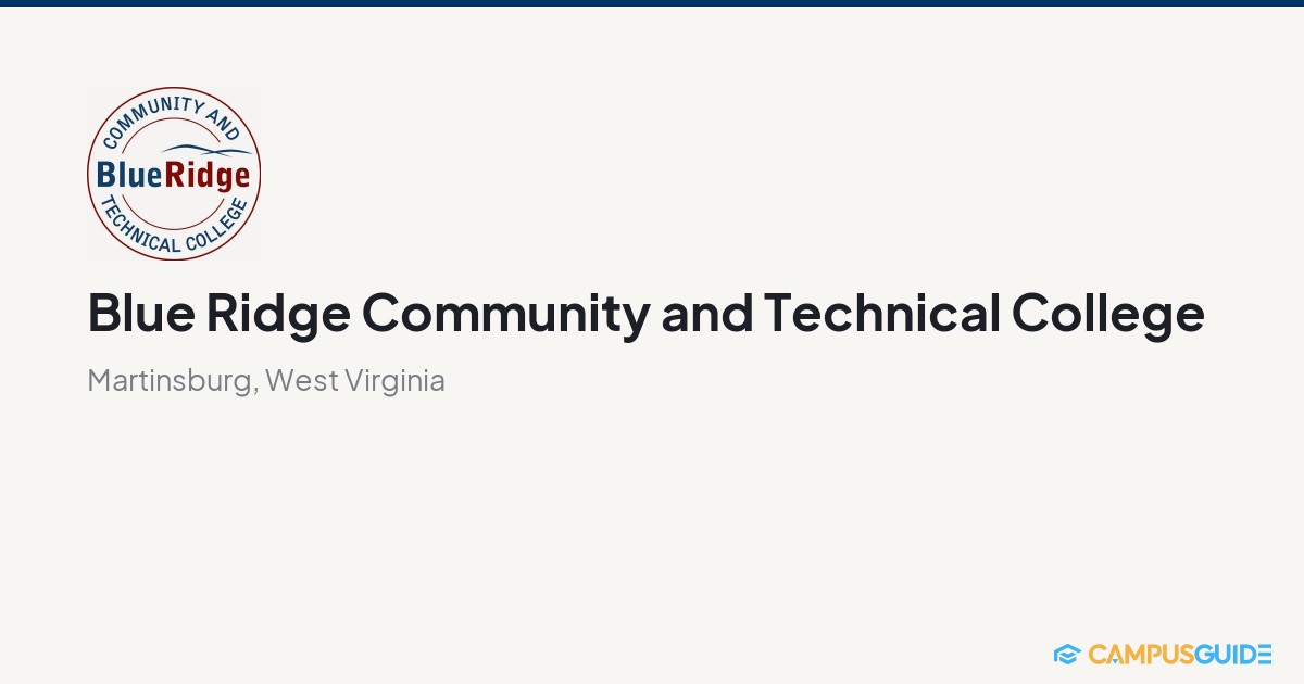 Blue Ridge Tech Blue Ridge Community and Technical College: $4,344 Tuition