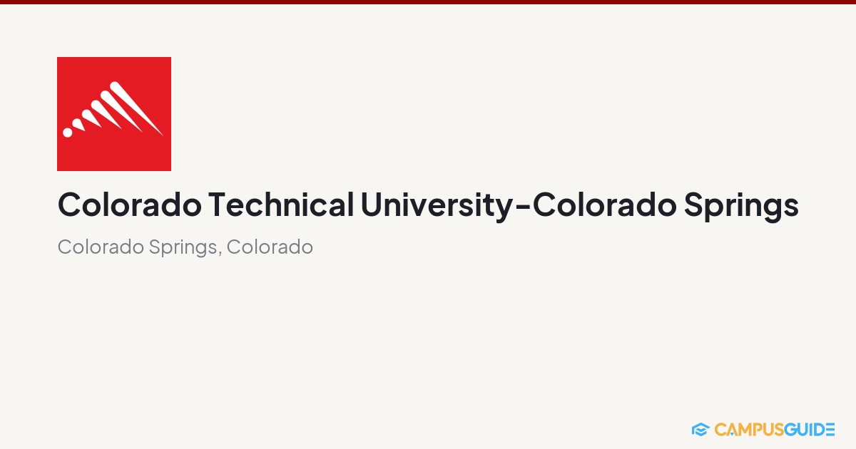 Colorado Technical University-Colorado Springs | CampusGuide