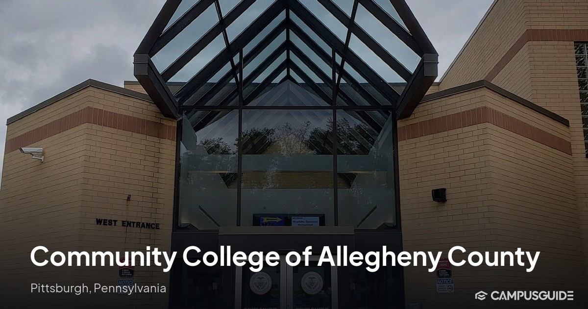Community College of Allegheny County: $4,842 Tuition