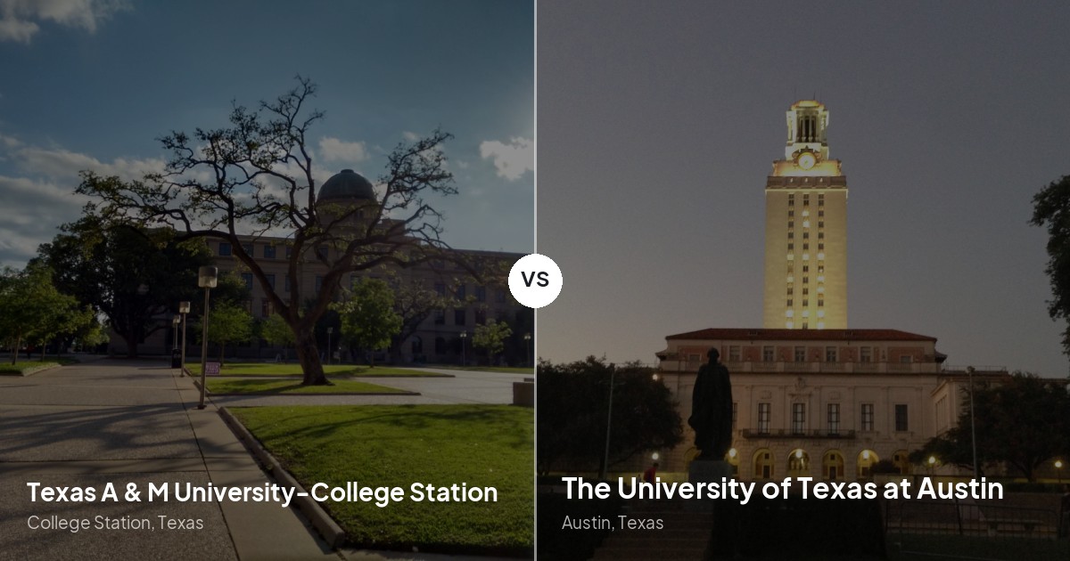 Texas A & M University-College Station vs The University of Texas at Austin