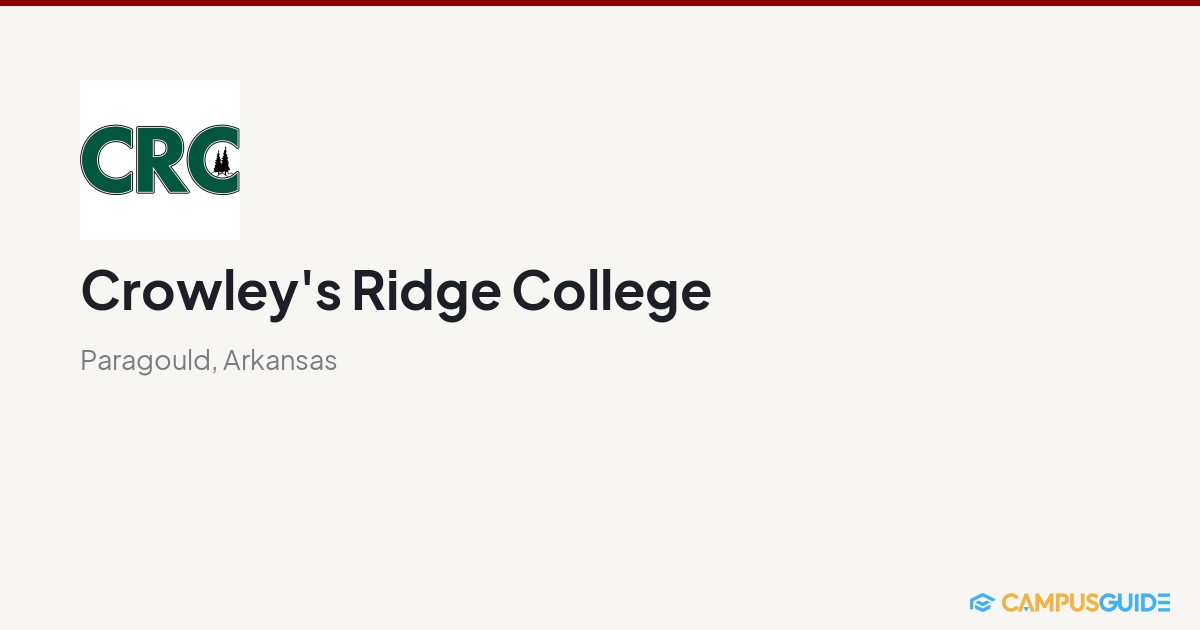 Crowley's Ridge College: $16,440 Tuition | CampusGuide