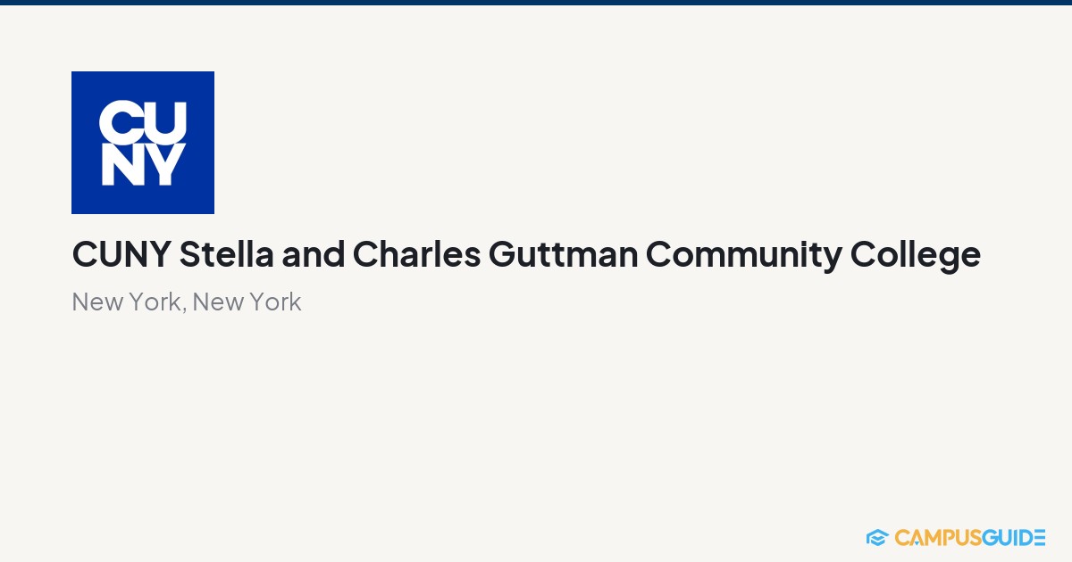 CUNY Stella and Charles Guttman Community College | CampusGuide