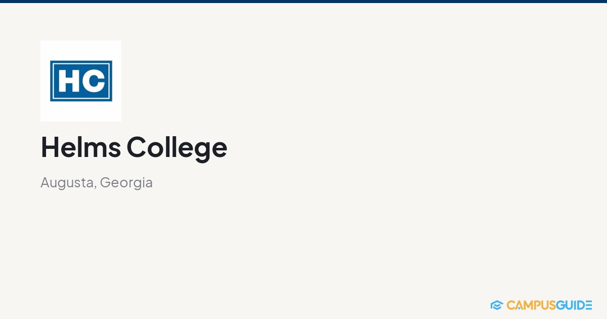 Helms College: $17,924 Tuition | CampusGuide