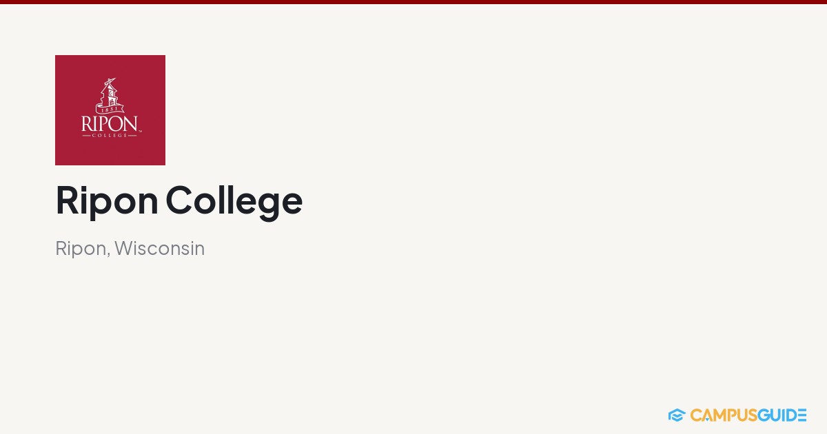Ripon College: 81.3% Acceptance Rate | CampusGuide