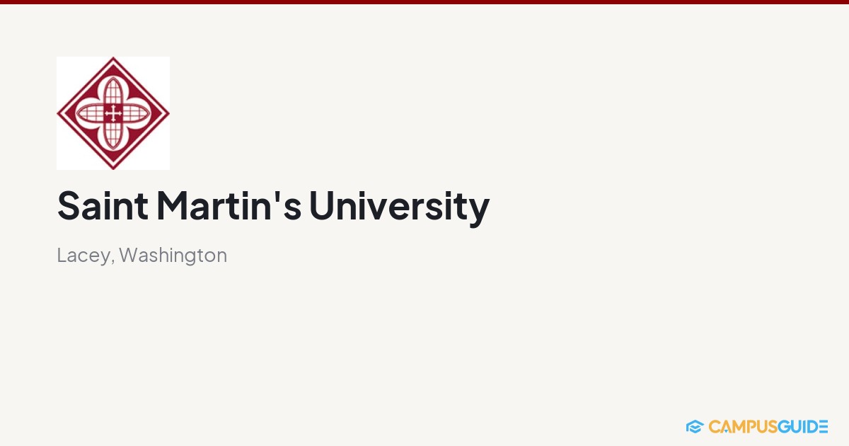 Saint Martins University 950 Acceptance Rate 