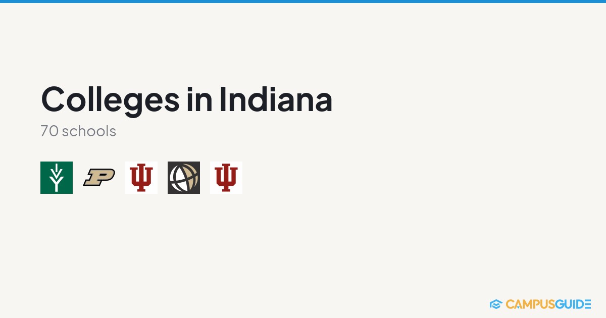 Colleges in Indiana: Compare 70 Schools | CampusGuide
