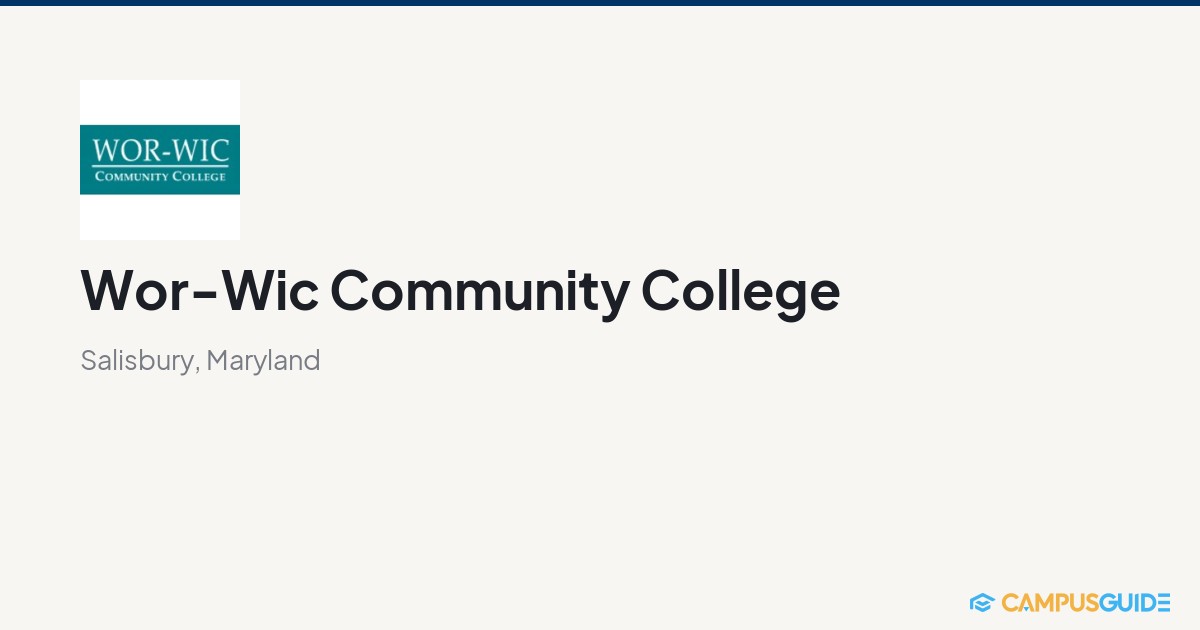 Wor Wic Math Wor-Wic Community College: $3,744 Tuition | CampusGuide